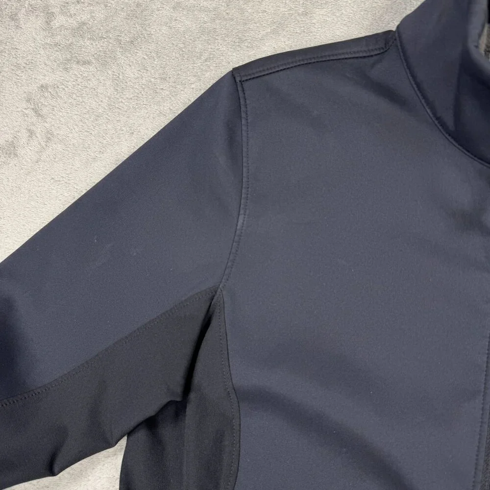 Under Armour Storm Jacket Womens S Coldgear Infrared Navy Zipper Pockets Outdoor